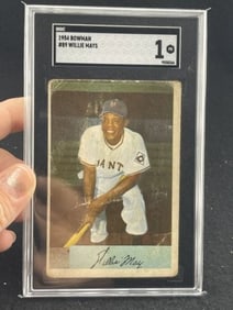 1954 Bowman Willie Mays Baseball Card