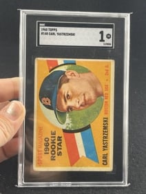 1960 Topps Carl Yastrzemski Baseball Card