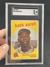 1959 Topps Hank Aaron Baseball Card