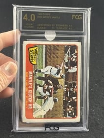 1965 Topps Mickey Mantle Baseball Card