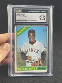 1966 Topps Willie Mays Baseball Card
