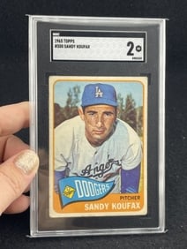 1965 Topps Sandy Koufax Baseball Card