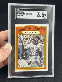 1972 Topps Roberto Clemente Baseball Card