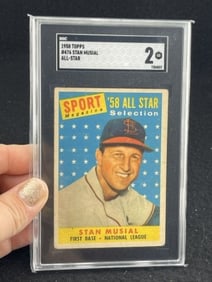 1958 Topps Stan Musial Baseball Card