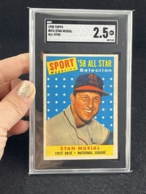 1958 Topps Stan Musial Baseball Card