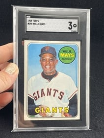 1969 Topps Willie Mays Baseball Card