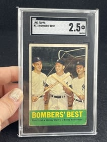 1963 Topps Mickey Mantle Baseball Card