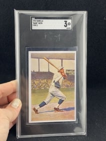 1932 Sanella Babe Ruth Type 2 Baseball Card