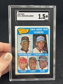 1965 Topps Willie Mays Baseball Card