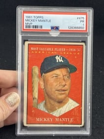 1961 Topps Mickey Mantle Baseball Card