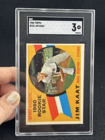 1960 Topps Jim Kaat Baseball Card