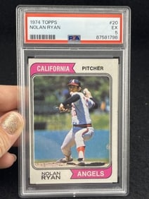 1974 Topps Nolan Ryan Baseball Card