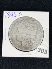1896 O Morgan Silver Dollar Coin
