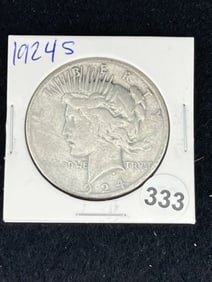 1924 S Peace Silver Dollar Coin