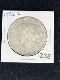 1922 S Peace Silver Dollar Coin