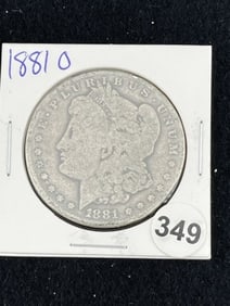 1881 O Morgan Silver Dollar Coin