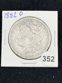 1882 O Morgan Silver Dollar Coin