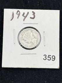 1943 D Mercury Dime Coin