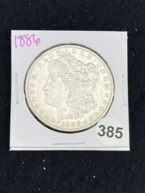 1886 Morgan Silver Dollar Coin