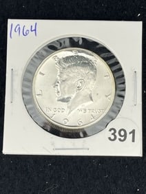 1964 Kennedy Half Dollar Silver Coin