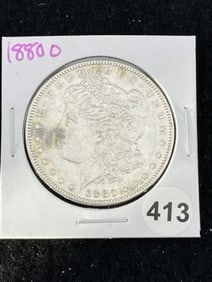 1880 O Morgan Silver Dollar Coin