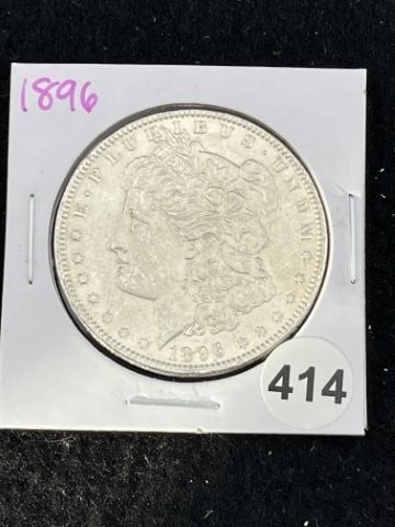 1896 Morgan Silver Dollar Coin (1 of 2)