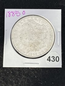 1885 O Morgan Silver Dollar Coin
