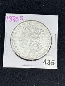 1890 S Morgan Silver Dollar Coin