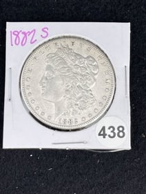 1882 S Morgan Silver Dollar Coin