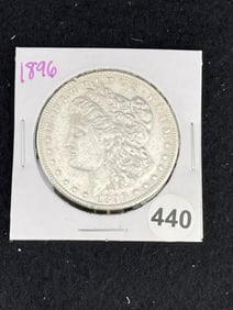 1896 Morgan Silver Dollar Coin