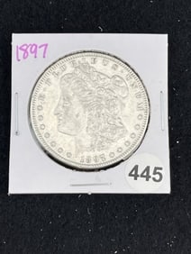 1897 Morgan Silver Dollar Coin