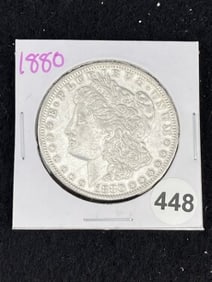 1880 Morgan Silver Dollar Coin