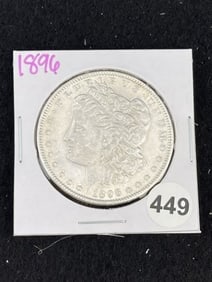 1896 Morgan Silver Dollar Coin