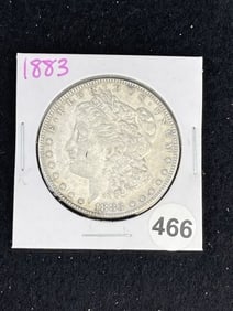 1883 Morgan Silver Dollar Coin