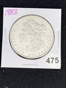 1883 Morgan Silver Dollar Coin