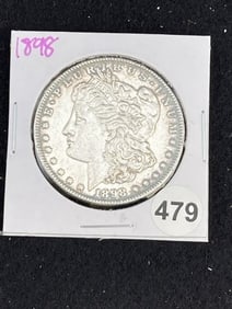 1898 Morgan Silver Dollar Coin