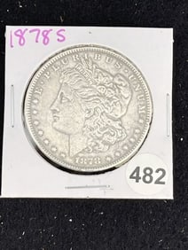 1878 S Morgan Silver Dollar Coin