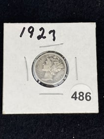 1927 Mercury Dime Coin