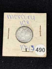 1943 Mercury Dime Coin