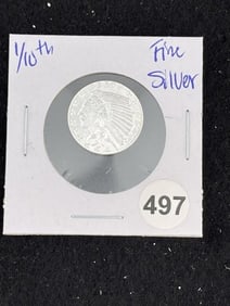 1/10th Fine Silver Coin