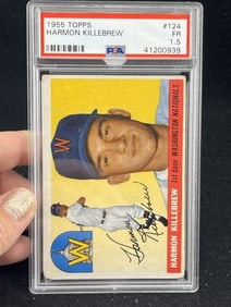 1955 Topps Harmon Killebrew Baseball Card