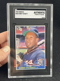 1985 Topps Kirby Puckett Baseball Card