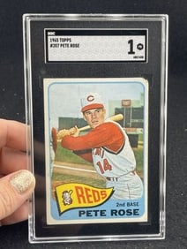 1965 Topps Pete Rose Baseball Card