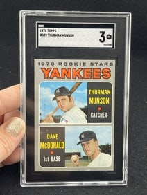 1970 Topps Thurman Munson Baseball Card