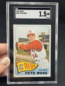 1965 Topps Pete Rose Baseball Card