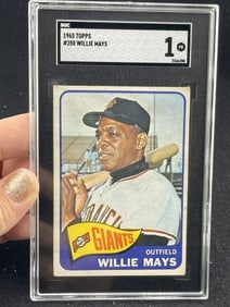 1965 Topps Willie Mays Baseball Card