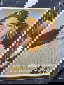 1957 Topps Bobby Richardson Baseball Card