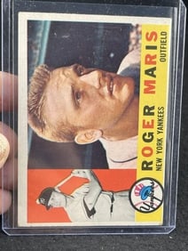 1960 Topps Roger Maris Baseball Card