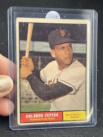 1961 Topps Orlando Cepeda Baseball Card