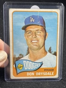 1965 Topps Don Drysdale Baseball Card